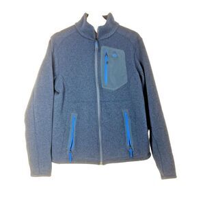Cabelas Jacket Mens M Soft shell Full Zip Fleece pockets Lined Coat Outdoors